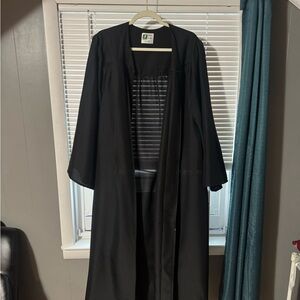 Black Graduation Gown - Tall 5’11’’ - 6’